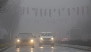 Sis trafik seyrini olumsuz etkiledi