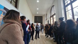 TÜ’de kadına yönelik şiddete karşı sergi