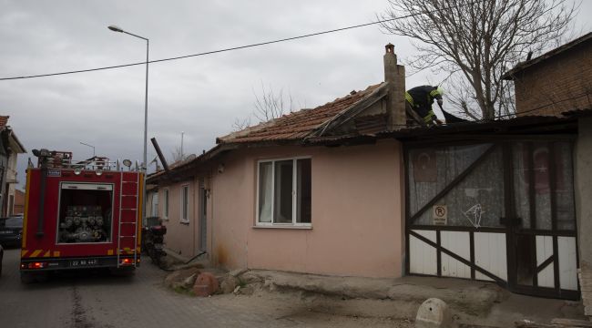 Baca yangınına itfaiye müdahale etti