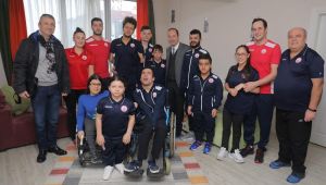 Gürkan, engelleri kaldıran sporculara başarılar diledi