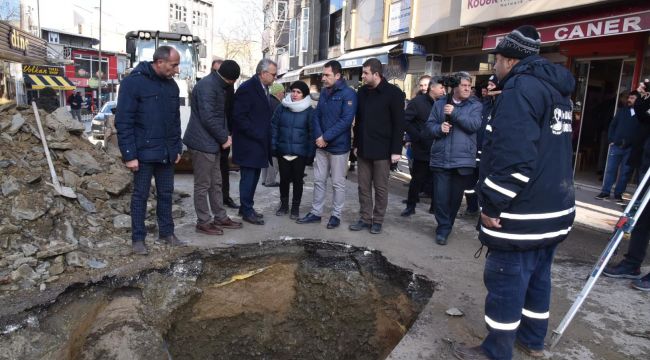 Kunduracılar çarşısına alt yapı çalışması