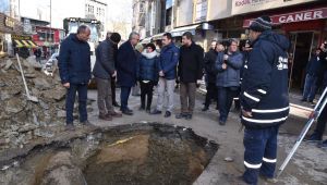 Kunduracılar çarşısına alt yapı çalışması 