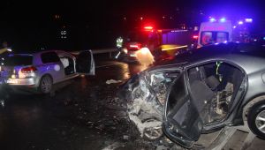 Trafik kazasınsa 3 ölü, 2 yaralı