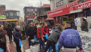 Ucuz hamsi buzluğa girdi