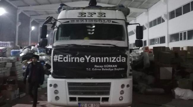 Yardımlar Elazığ’a ulaştı