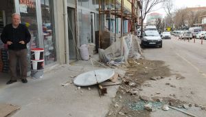Edirne'de fırtına etkili oluyor