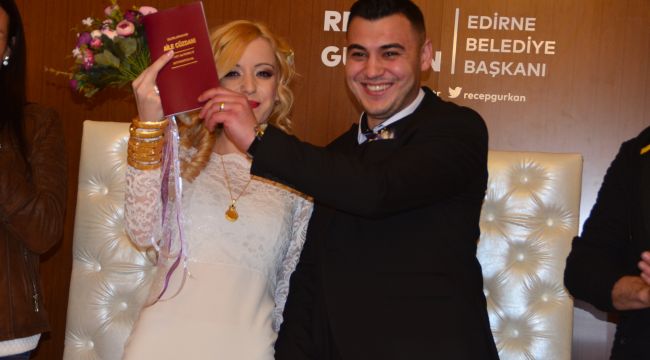 Sevgililer gününde ‘evet’ dediler