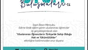 Uyum Buluşmaları Edirne’de