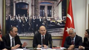 Bakan Soylu, Türkiye-Yunanistan sınırını havadan inceledi