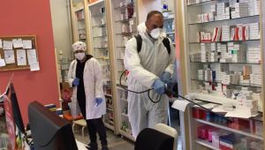 Edirne Belediyesi dezenfekte çalışmalarını sürdürüyor