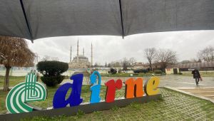 Edirne'de sağanak etkili oldu