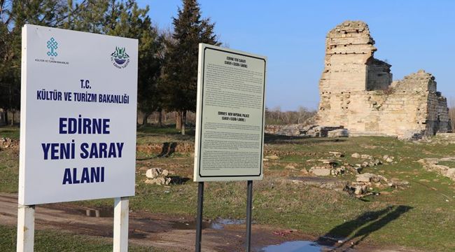Edirne Sarayı’na görsel anlatım