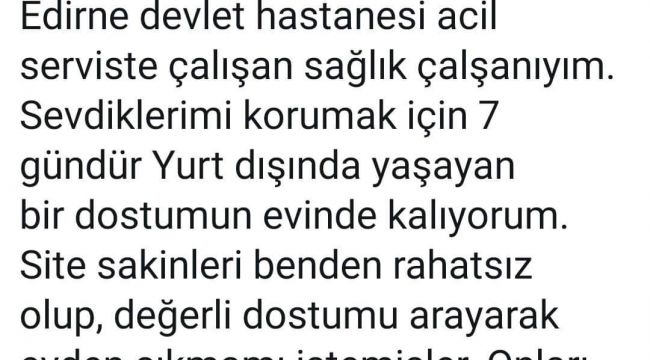 Komşu istemedi sosyal medya sahip çıktı