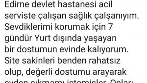 Komşu istemedi sosyal medya sahip çıktı