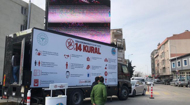 Korona tırı Uzunköprü’de