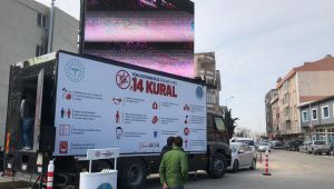 Korona tırı Uzunköprü’de