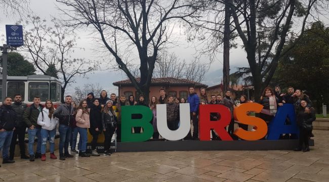 Kosovalı öğrenciler Bursa’yı keşfetti