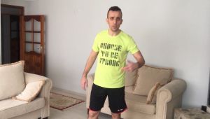Salona gelemeyen üyelerine evde spor