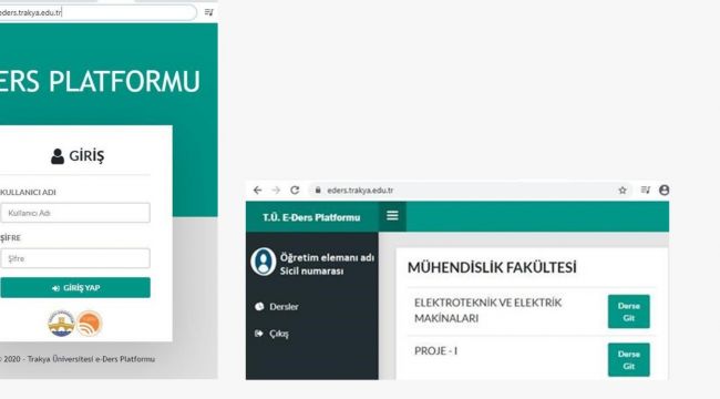 TÜ’de uzaktan eğitim başladı