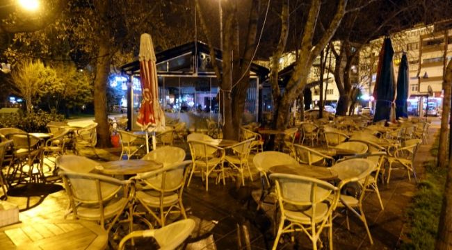 Umuma açık yerler kapatıldı