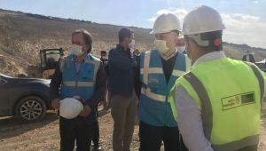 Bakan Karaismailoğlu, Halkalı-Kapıkule Demir Yolu Hattı inşaatında incelemelerde bulundu