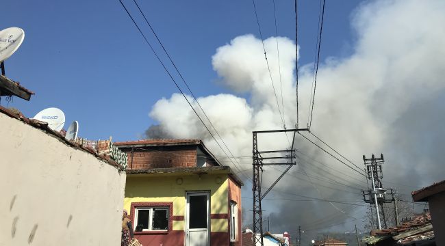 Edirne'de ev yangını