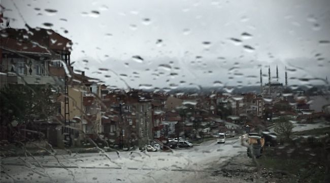 Edirne’de sağanak etkili oldu