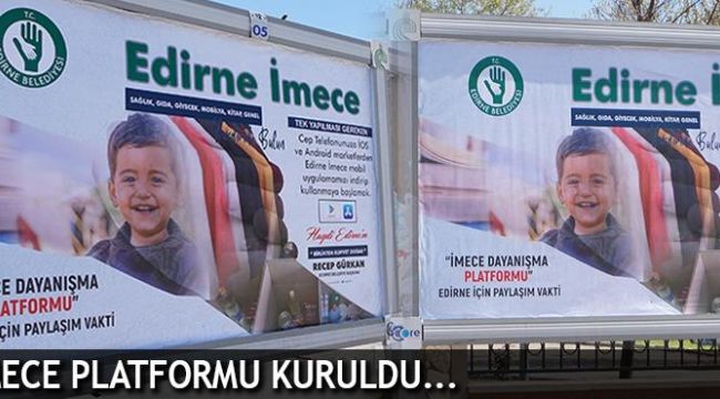 Edirne imece platformu kuruldu