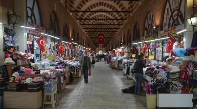 Hıfzıssıhha Kurulu kararıyla Edirne'deki tarihi çarşılarda faaliyet durduruldu