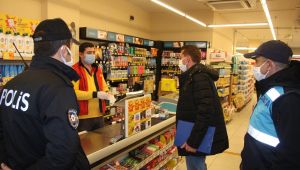 Marketlerde maske denetimi