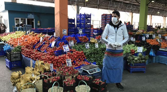 Pazarlarda koronavirüs tedbirleri artırıldı
