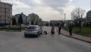 Trafik kazasında 1 kişi yaralandı