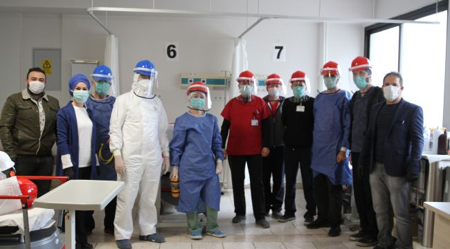 TÜ’de üretilen maskelerin teslimatı başladı