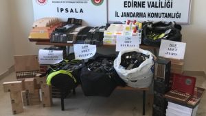 1 milyon liralık kaçak eşya yakalandı