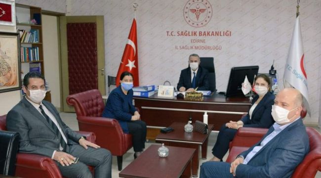 AK Parti heyeti kurum müdürlerini ziyaret etti