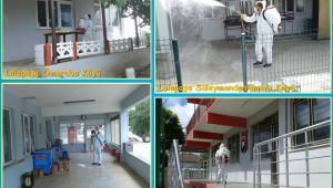 Lalapaşa ilçesine bağlı köylerde dezenfekte çalışmaları