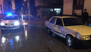 Otomobille motosikletin çarpışması sonucu 1 kişi yaralandı