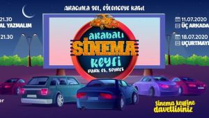 Belediyeden arabalı sinema keyfi