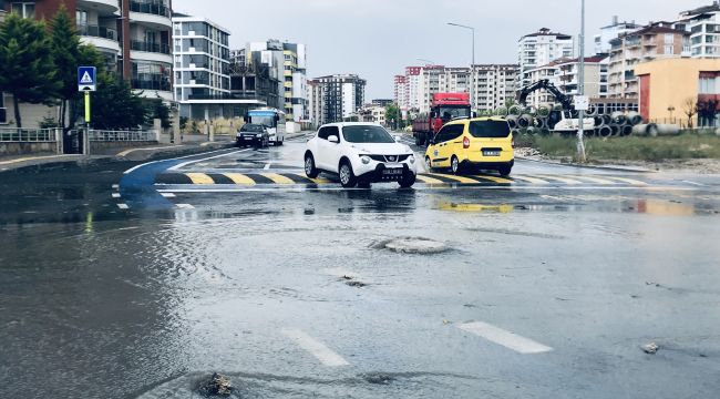 Edirne'de şiddetli yağış ve dolu etkili oldu