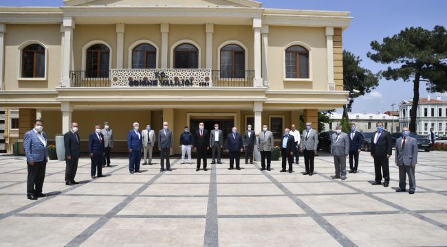 Esnaf odalarından teşekkür ziyaretleri