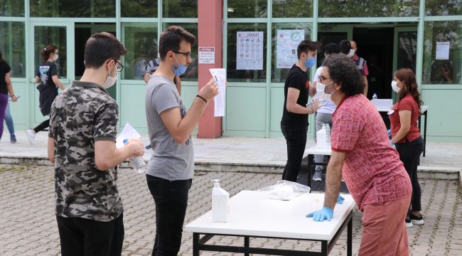 Sınava girecek öğrencilere Kovid-19 tedbiri