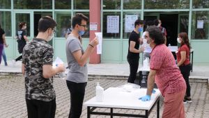 Sınava girecek öğrencilere Kovid-19 tedbiri