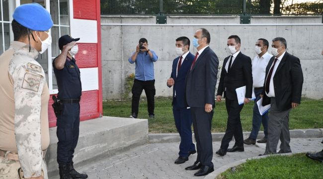 Canalp, İl Göç İdaresi Müdürlüğünde incelemede bulundu