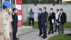 Canalp, İl Göç İdaresi Müdürlüğünde incelemede bulundu