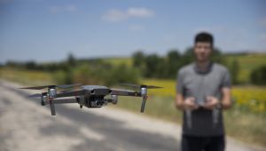 Drone ile nakil hatlarına bakım