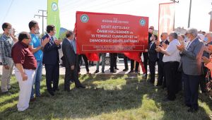 Gürkan’dan gençlere yeşil alan