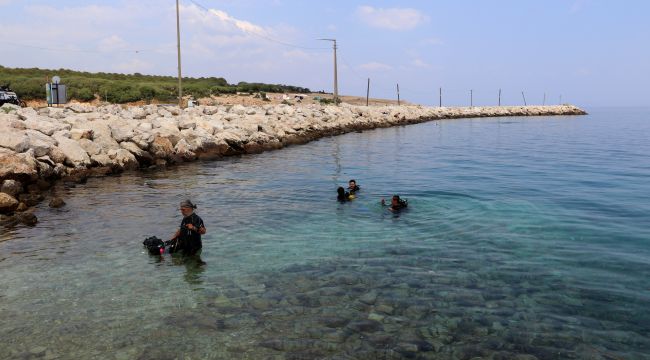 İbrice Limanı’nda tedbirli dalış
