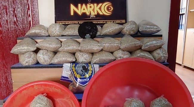 Keşan’da bir evde 15 kilo uyuşturucu yakalandı