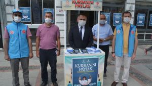 Müftülükten vekaletli kurban bağış standı