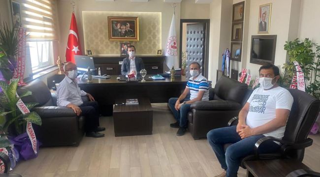 Çeltik üreticilerinden Kaymakamı Güngör'ü ziyaret